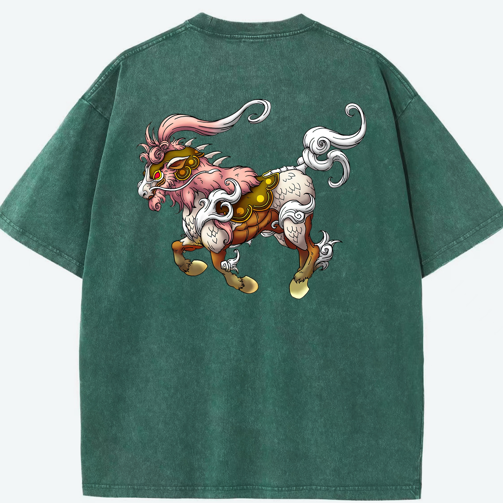 （画像用） ドラゴンクエスト Doragon Kuesuto Dragon Quest 綿100% ヴィンテージ風 半袖Tシャツ（背面プリント）